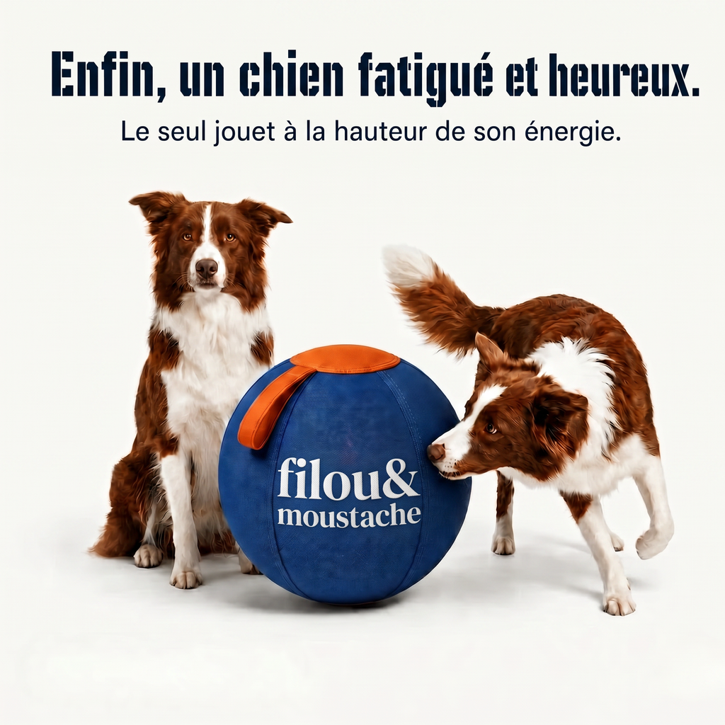 Balle géante indestructible filou&moustache
