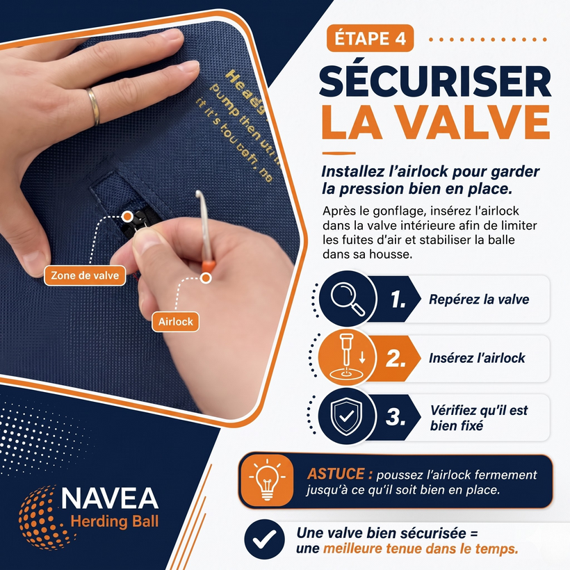Étape 4 - Sécurisez la valve